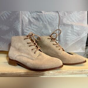 Tan Suede Ankle Boots